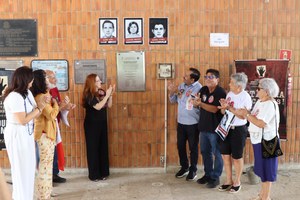 Comissão da Memória descerra placa em homenagem aos estudantes da Ufal