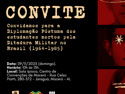 Ufal realiza diplomação póstuma de estudantes mortos pela Ditadura Militar